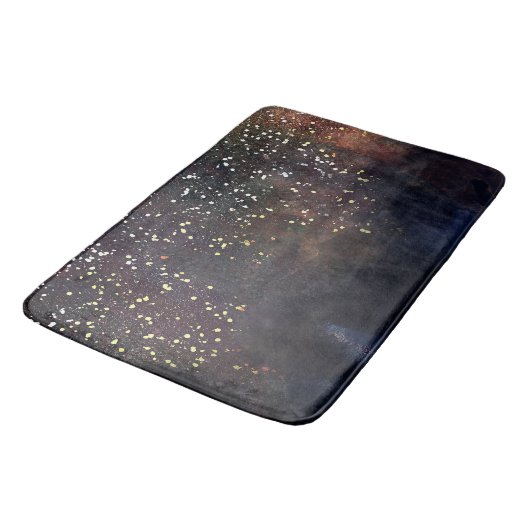 Sparkly Waterverf Earthy Rustic Modern Glam Badmat (Gekanteld)