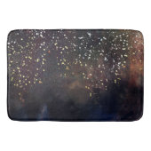 Sparkly Waterverf Earthy Rustic Modern Glam Badmat (Voorkant)