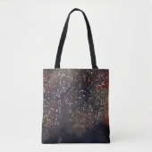 Sparkly Waterverf Earthy Rustic Modern Glam Tote Bag (Voorkant)
