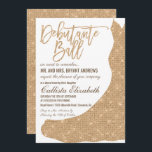 Sparkly White Gold Glitter Jurk Debutante Dans Kaart<br><div class="desc">Deze luxe, sprankelende en glamoureuze debutante Ball uitnodiging is het perfecte ontwerp voor de elegante en chique jonge dame. Het ontwerp is voorzien van een faux gedrukte gouden glitter zeemeermin prinsessenjurk op een eenvoudige witte achtergrond met gouden aangepaste typografie. Op de achterkant is girly en gouden vierkant glitter sequin patroon....</div>