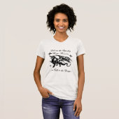 Sparkly Writer Princess T-Shirt (Voorkant volledig)