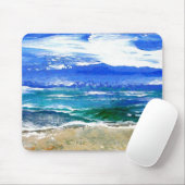 Sparkly Zee Ocean Beach Surf Gifts Zee Waves 2 Muismat (Met muis)