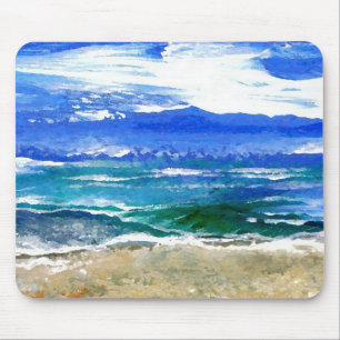 Sparkly Zee Ocean Beach Surf Gifts Zee Waves 2 Muismat