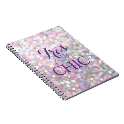 Sparkly ZY CHIC Notitieboek (Rechterzijde)