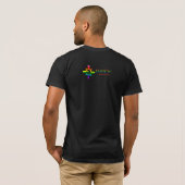 Sparko Sun Rainbow LGBTQ Pride T - shirts (Achterkant volledig)