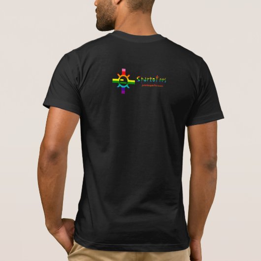 Sparko Sun Rainbow LGBTQ Pride T - shirts (Achterkant)