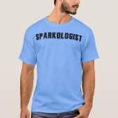 Sparkologist Grappige Elektricien Premium T-shirt (Voorkant)