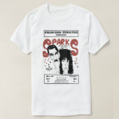 Sparks - 1974 Tour Kerstmis T-shirt (Design voorkant)