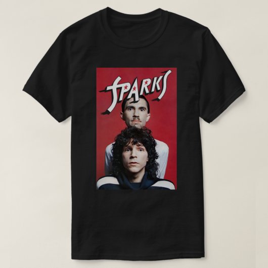 Sparks band, Sparks brothers , Ron Mael            T-shirt (Design voorkant)