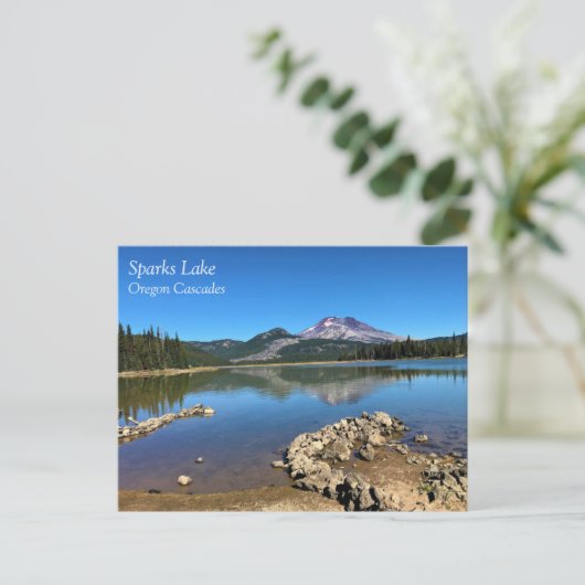 Sparks Lake, Bend, Oregon Briefkaart (Staand voorkant)
