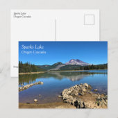 Sparks Lake, Bend, Oregon Briefkaart (Voorkant / Achterkant)