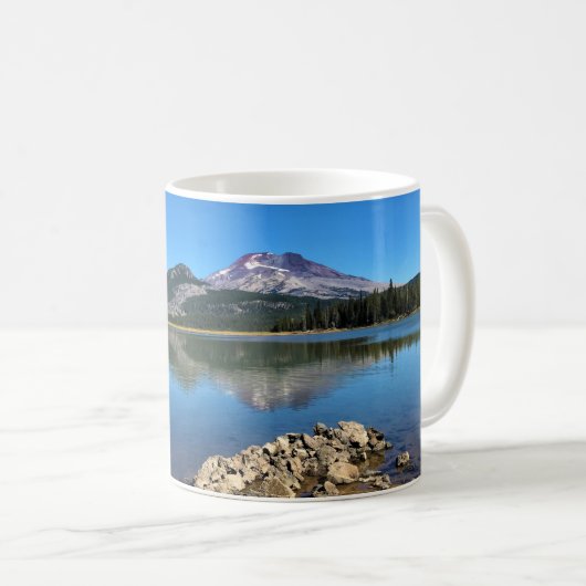 Sparks Lake, Bend, Oregon Koffiemok (Voorkant rechts)