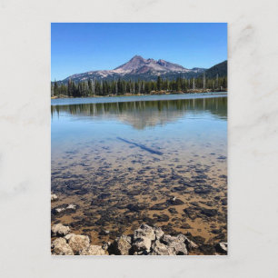 Sparks Lake met Uitzicht van Broken Top, Oregon Briefkaart