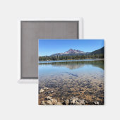Sparks Lake met Uitzicht van Broken Top, Oregon Magneet (Voorkant / Achterkant)