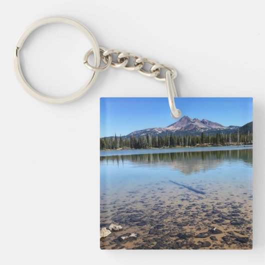 Sparks Lake met Uitzicht van Broken Top, Oregon Sleutelhanger (voorkant)