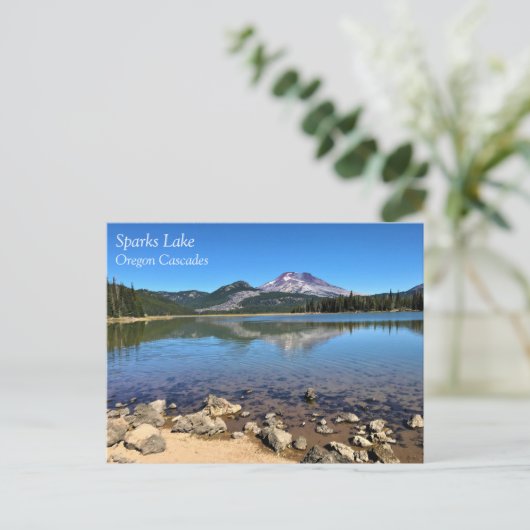 Sparks Lake, OR Briefkaart (Staand voorkant)