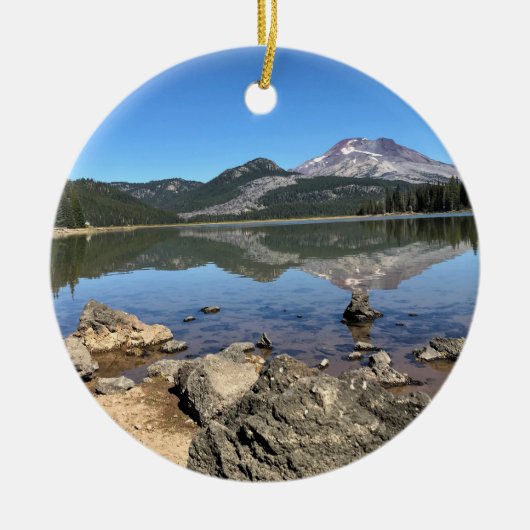Sparks Lake, OR Keramisch Ornament (Voorkant)