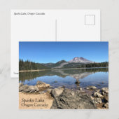 Sparks Lake, Oregon Briefkaart (Voorkant / Achterkant)