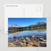 Sparks Lake, Oregon Briefkaart (Voorkant / Achterkant)