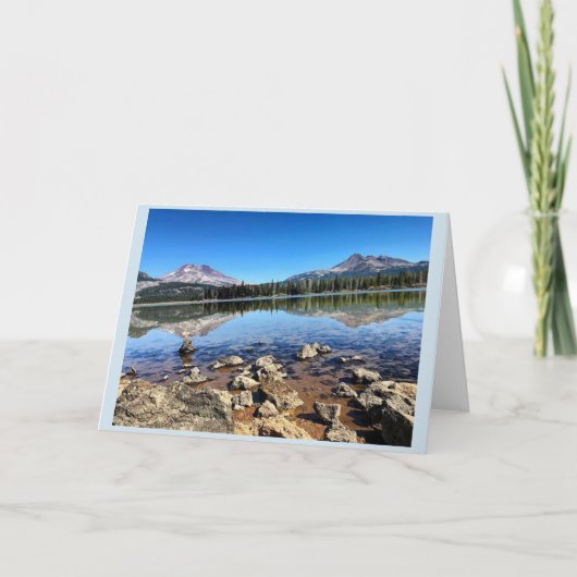 Sparks Lake, Oregon Kaart (Voorkant)