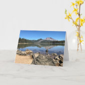 Sparks Lake, Oregon Kaart (Gele Bloem)