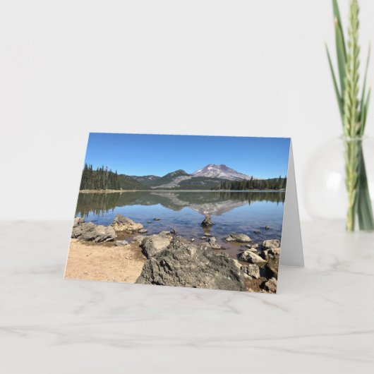 Sparks Lake, Oregon Kaart (Voorkant)
