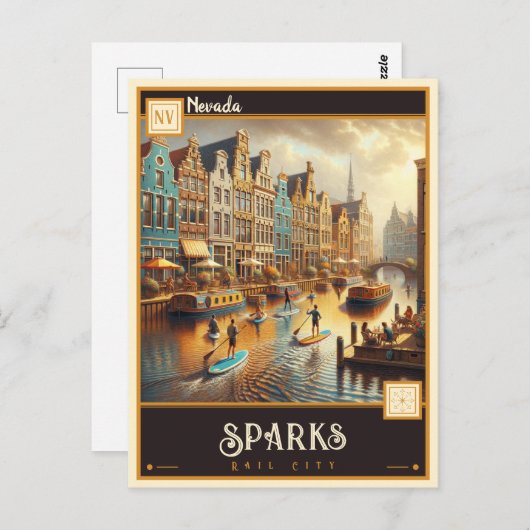 Sparks, Nevada |  Briefkaart (Voorkant / Achterkant)