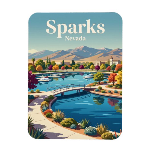Sparks, Nevada Magneet (Verticaal)