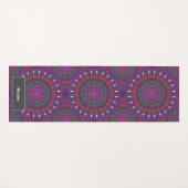 Sparks of Life Mandala patroon retro aangepaste na Yogamat (Voorkant (horizontaal))