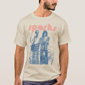 Sparks Retro Alternative Indie Pop Rock Music Duo T-shirt (Voorkant)