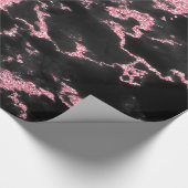 Sparks wit en roze glitter cadeaupapier (Hoek)