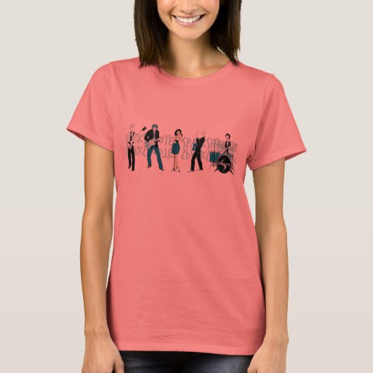 Sparkschutter - De band - de Dames Ringer T-Shirt (Voorkant)