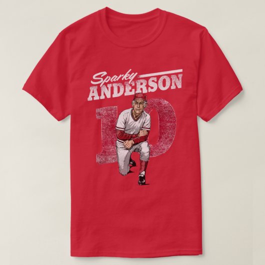 Sparky Anderson Retro T-shirt (Design voorkant)
