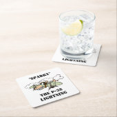 "Sparky" de Cartoon P-38 Lightning Kartonnen Onderzetters (Insitu)