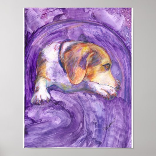 Sparky Dog: The Pensive Pup Poster (Voorkant)