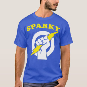 Sparky, grappige elektricien t-shirt