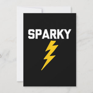 Sparky Grappige Uitspraak Sarcasme Nieuwigheid El Notitiekaartje