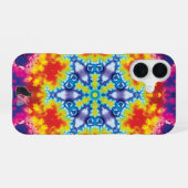 Sparky Kaleidoscoop iPhone 16 Hoesje (Achterkant horizontaal)