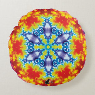 Sparky Kaleidoscoop Rond Kussen