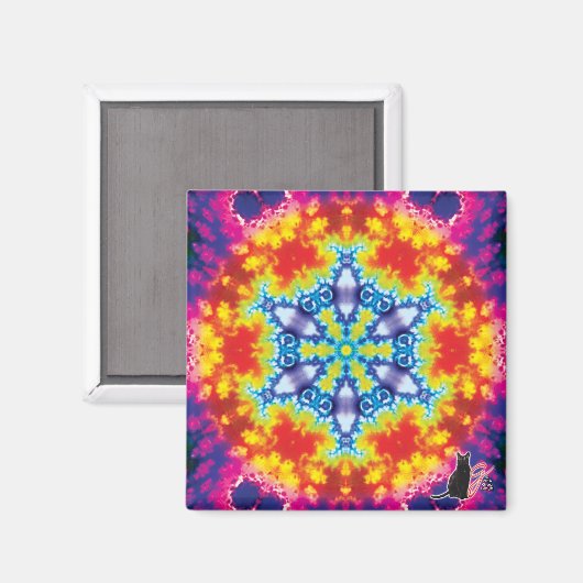 Sparky Kaleidoscope Magnet (Voorkant / Achterkant)