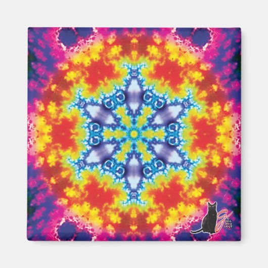 Sparky Kaleidoscope Magnet (Voorkant)