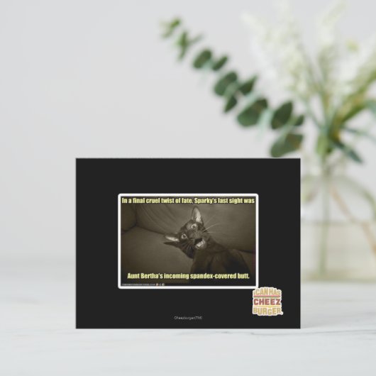 Sparky laatste gezicht briefkaart (Staand voorkant)