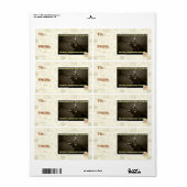 Sparky's laatste gezicht etiket (Full Sheet)