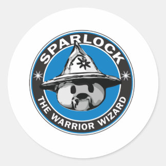Sparlock de Tovenaar van de Warrior Ronde Sticker