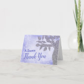 Sparly Blue Sincere bedankt (Voorkant)