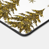 Sparly kerstboom, maan, sterren bureaumat (Hoek)