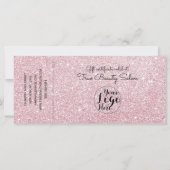 Sparly Roos Gold Glitter Check Cadeaubon (Achterkant)