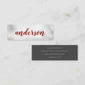 Sparping Script-tekst Mini Visitekaartje (Voorkant / Achterkant)