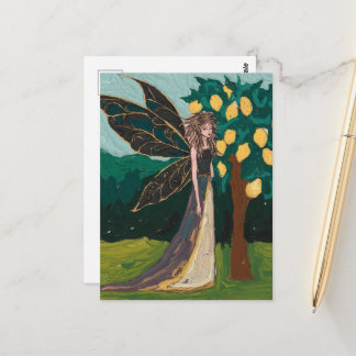 Sparrelboom Fee Schilderij Briefkaart