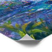 Sparrelende Waterval - Impressionistische Schilder Poster (Hoek)